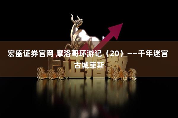 宏盛证券官网 摩洛哥环游记（20）——千年迷宫 古城菲斯