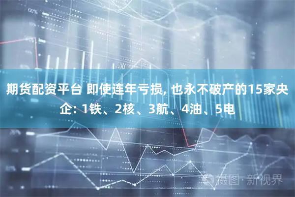 期货配资平台 即使连年亏损, 也永不破产的15家央企: 1铁、2核、3航、4油、5电